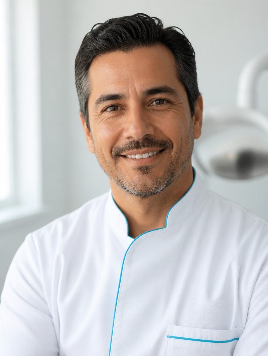 Dentista especialista en implantes y ortodoncia del consultorio dental CMDS